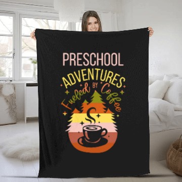 Discover Coffee Fun Preschool Teacher Back To School Coffee Teacher Adventures Baseball Tees Fleece Blankets