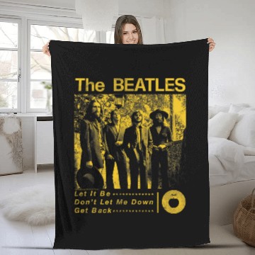 Discover The Beatles Garden Fleece Blankets