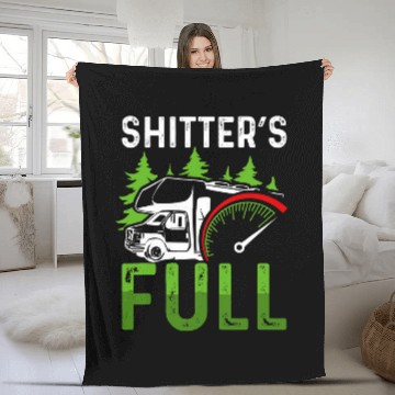 Discover Motorhomes RV Camping Camper ShitterS Full Baseball Tees Fleece Blankets