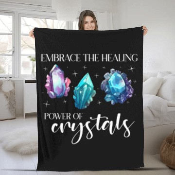 Discover Spiritual Reiki Chakra Crystal Healing 1 Fleece Blankets