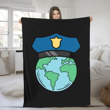 Discover Police Job Earth Day Cool Cop Law Enforcement Environmentalist Baseball Tees Fleece Blankets