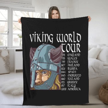 Discover Viking Tour Vikings Valhalla Odin 1 Baseball Tees Fleece Blankets