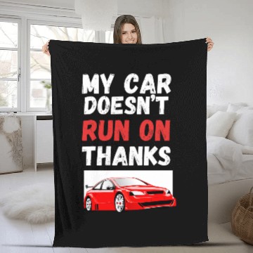 Discover My Car Doesnt Run On Thanks Funny Taxi Driver 4 Fleece Blankets