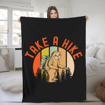 Discover Sloth Pet Take A Hike Sloth Hiking Baseball Tees Fleece Blankets