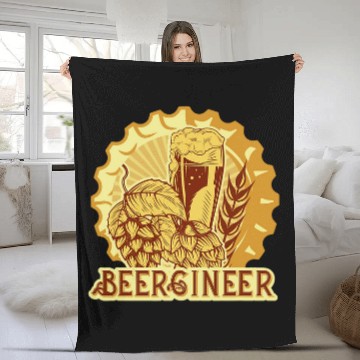 Discover Beer Fun Beerginner Beginner Liquor Cheers Alcohol Craft Beer Design Fleece Blankets