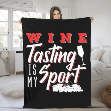 Discover Wines Fun Grape Wines Drinking Sports Design For Wines Drinker Zip Fleece Blankets