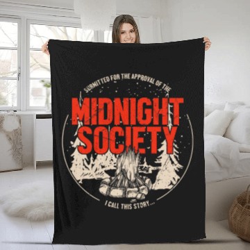Discover Midnight Society Team Camping Fleece Blankets
