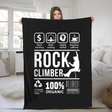 Discover Climbing Climber Rock climbing Multi Tasking Climb Baseball Tees Fleece Blankets