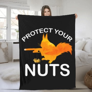 Discover Squirrel Pet Protect Your Nuts Squirrel Healthy Delicious Nuts Baseball Tees Fleece Blankets