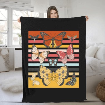 Discover Cute Butterfly Collection Butterflies Love Autumn and Spring Baseball Tees Fleece Blankets