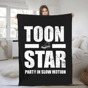 Discover Pontoon Fun Corn Star vintages Retro Lake Boating Fleece Blankets