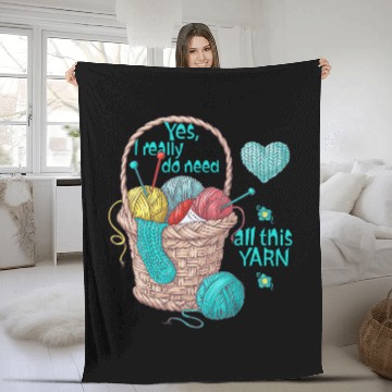 Discover Knitting Yarn Yes i really do need all this yarn basketting wool hob Fleece Blankets