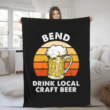 Discover Beer Fun Bend Drink Local Craft Beer Oregon Homebrewing OR Brewery Baseball Tees Fleece Blankets