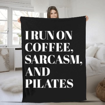 Discover Coffee Fun Run On Coffee Satire And Pilates Baseball Tees Fleece Blankets