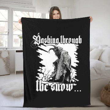 Discover Tradition Krampus run embody the scary Krampus Fleece Blankets