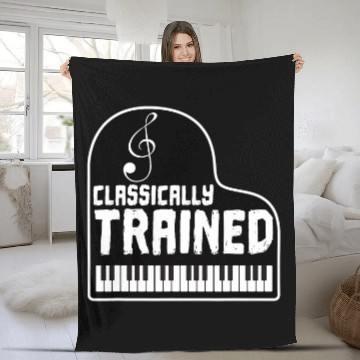 Discover A classically trained music lover pianist keyboard player Fleece Blankets