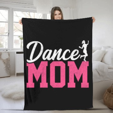 Discover Dance Mom Dancer Ballet Practice Dancing Fleece Blankets