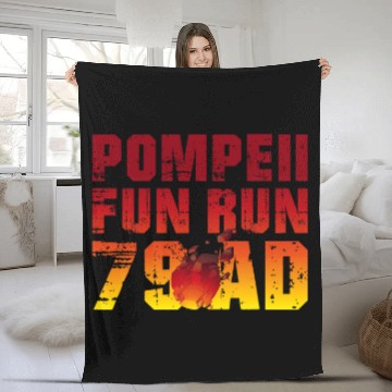 Discover Pompeii Fun Run Geography Volcanologist Volcanology Apparel 2 Baseball Tees Fleece Blankets