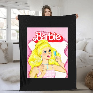 Discover Barbie Vintage Classic Fleece Blankets