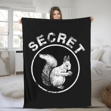 Discover Squirrel Pet Secret Squirrel Animal Zookeeper Fleece Blankets