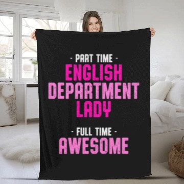 Discover English Department Teacher School Staff 3 Fleece Blankets