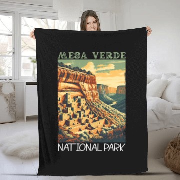 Discover vintages Mesa Verde National Park Hiking Camping Vacation Baseball Tees Fleece Blankets