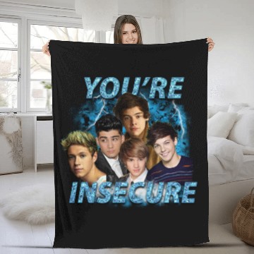 Discover One Direction You're Insecure Fleece Blankets