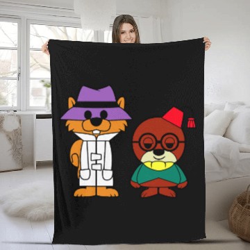 Discover Squirrel Pet secret squirrel and morocco mole Zip Fleece Blankets