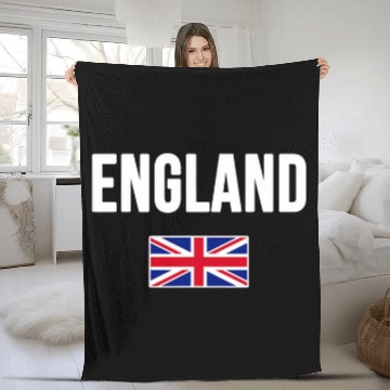 Discover English British Flag Union Jack englands Souvenir Fleece Blankets