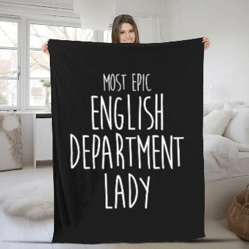 Discover English Department Teacher School Staff 9 Fleece Blankets