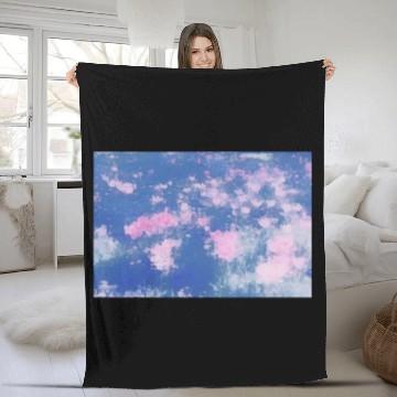 Discover Secret Garden Rose Tulips Fleece Blankets
