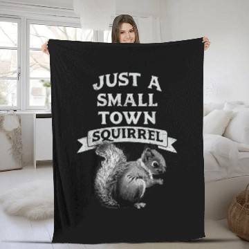 Discover Squirrel Pet small town squirrel gift for animal lovers Baseball Tees Fleece Blankets