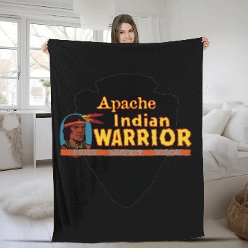 Discover Apache Native American Indian Warrior Proud Honor Baseball Tees Fleece Blankets