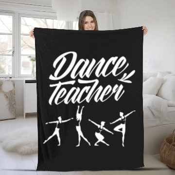 Discover Ballet Dance Teacher Class Teach Dancer Dancing Fleece Blankets