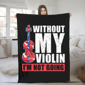 Discover Funny Violinist Musician Violin Player Orchestra Violin Baseball Tees Fleece Blankets