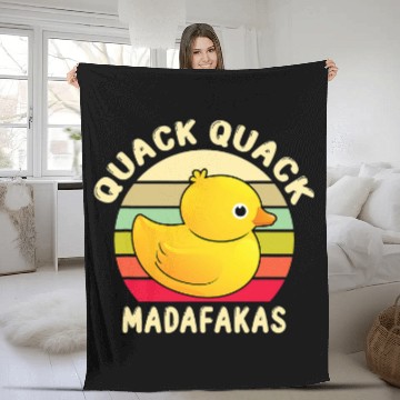 Discover Duck Pet Quack Quack Madafakas Duck Bath Duck Bath Duckling Fun Fleece Blankets