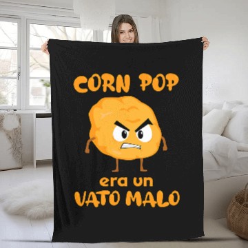 Discover Lacrosse Gift Corn Pop Was A Bad Dude But In Spanish Fleece Blankets