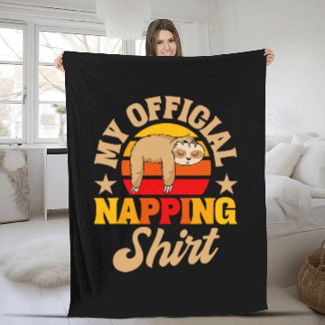 Discover Sloth Pet My Official Napping Fleece Blankets