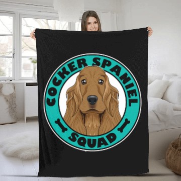 Discover Cocker Spaniel Squad I Dog Lover I Cocker Spaniel 1 Baseball Tees Fleece Blankets