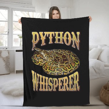 Discover Python Hunting FL Everglades Fleece Blankets