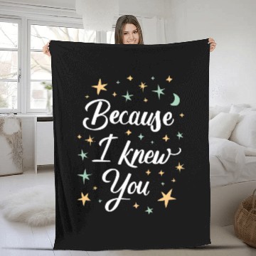 Discover Wicked Elphaba Glinda Because I Knew You Starry Sky Fleece Blankets