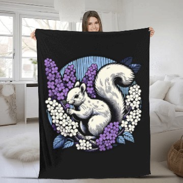 Discover Squirrel Pet Lilac Bush squirrel artwork hikers designs Baseball Tees Fleece Blankets