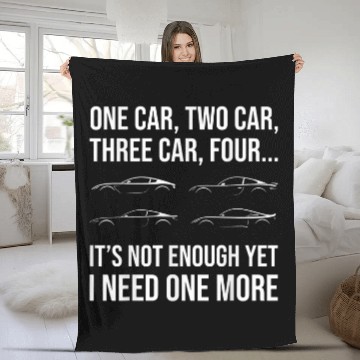 Discover Funny Car Guy I Need One More Car Racing Drifting Car Show Baseball Tees Fleece Blankets
