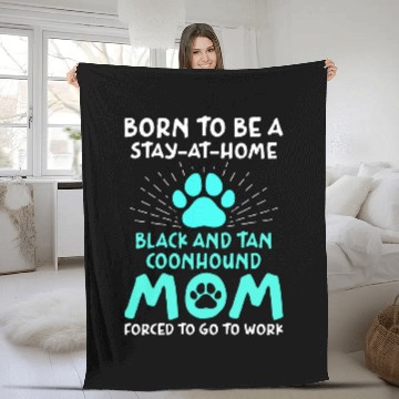 Discover Born To Be A Black and Tan Coonhound Mom Funny 1 Baseball Tees Fleece Blankets