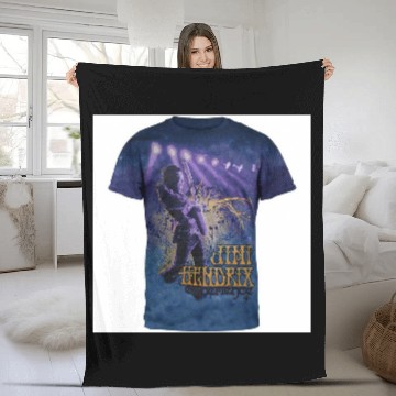 Discover Jimi Hendrix - Electric Tie Dye Fleece Blankets
