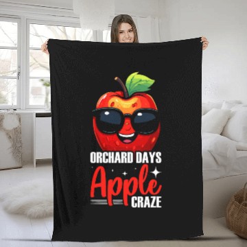 Discover Apple Picking Apple Tree Apple Fruit Lover Apple Farmer 27 Fleece Blankets