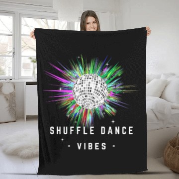 Discover Disco Ball 80s and 90s Style Shuffle Dance Vibes Baseball Tees Fleece Blankets
