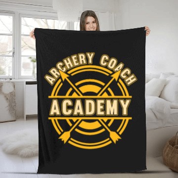 Discover Archery Coachs Academy Bowman targets Arrow Bow Archer Baseball Tees Fleece Blankets