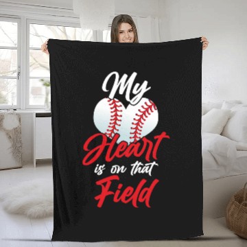 Discover Baseball Softball Mom Son Baseball Player Baseball Tees Fleece Blankets