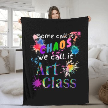 Discover Art Teacher Some Call It Chaos Art Class Artist Art Student Baseball Tees Fleece Blankets